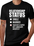 Funny Relationship Status Landscape Architect T-Shirt