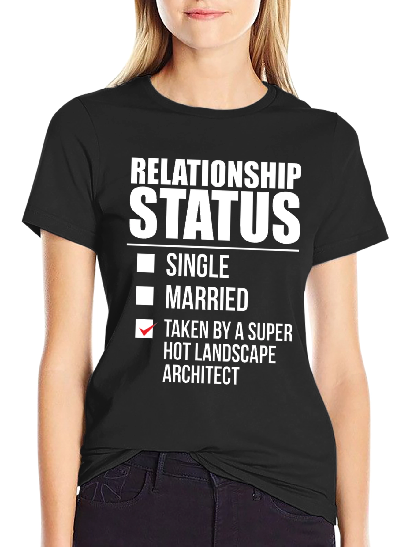 Funny Relationship Status Landscape Architect T-Shirt