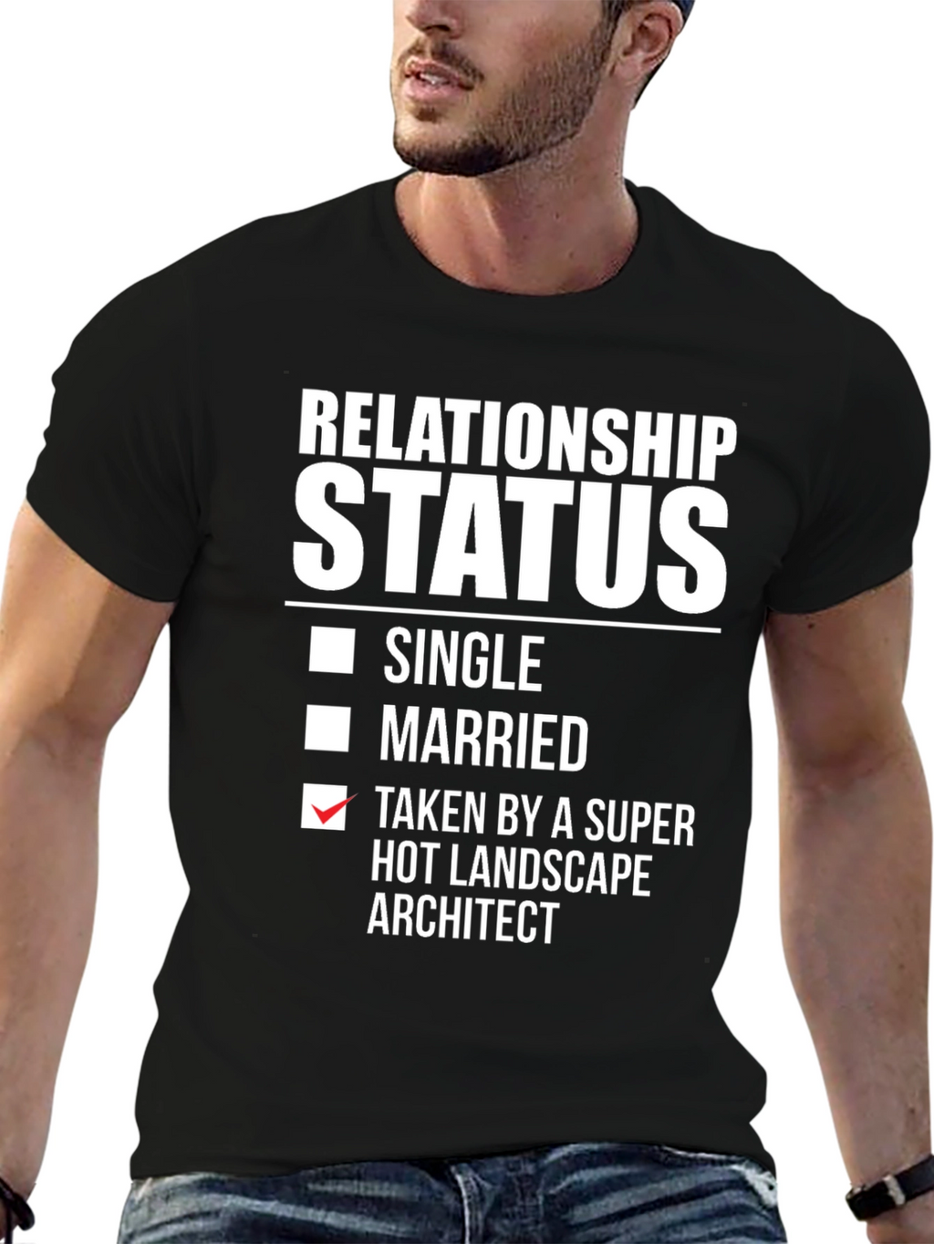 Funny Relationship Status Landscape Architect T-Shirt