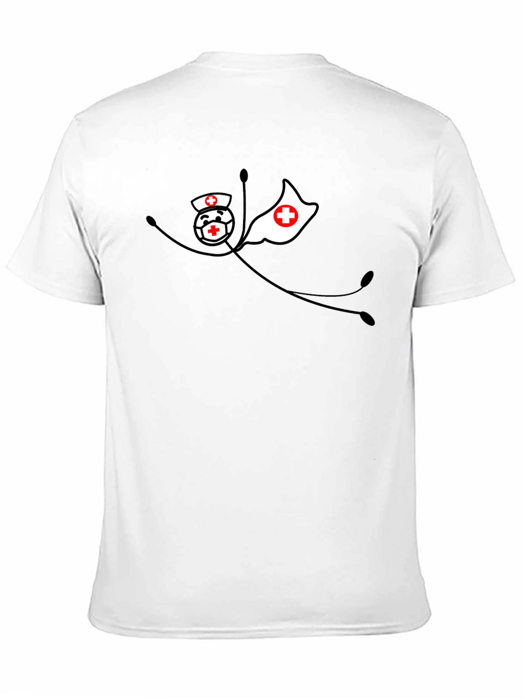 Superhero Nurse Black T-Shirt