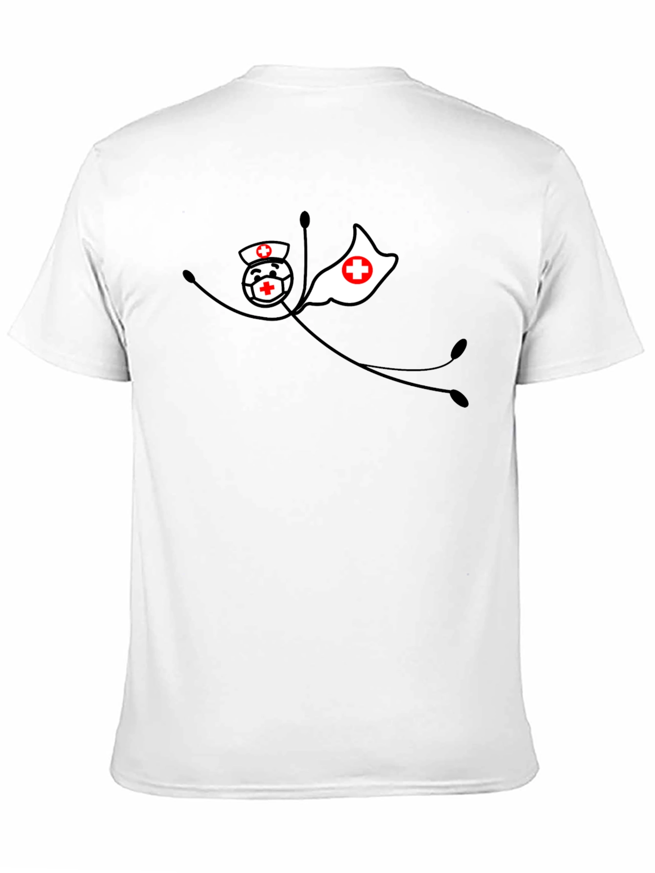 Superhero Nurse Black T-Shirt