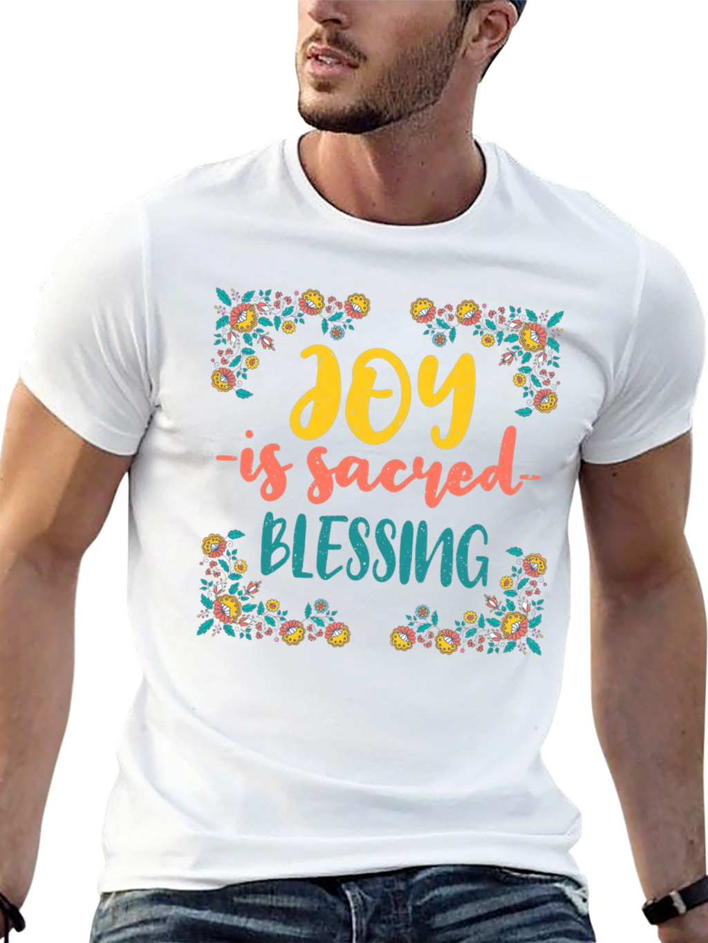 Joy Is Sacred Blessing Graphic Tee
