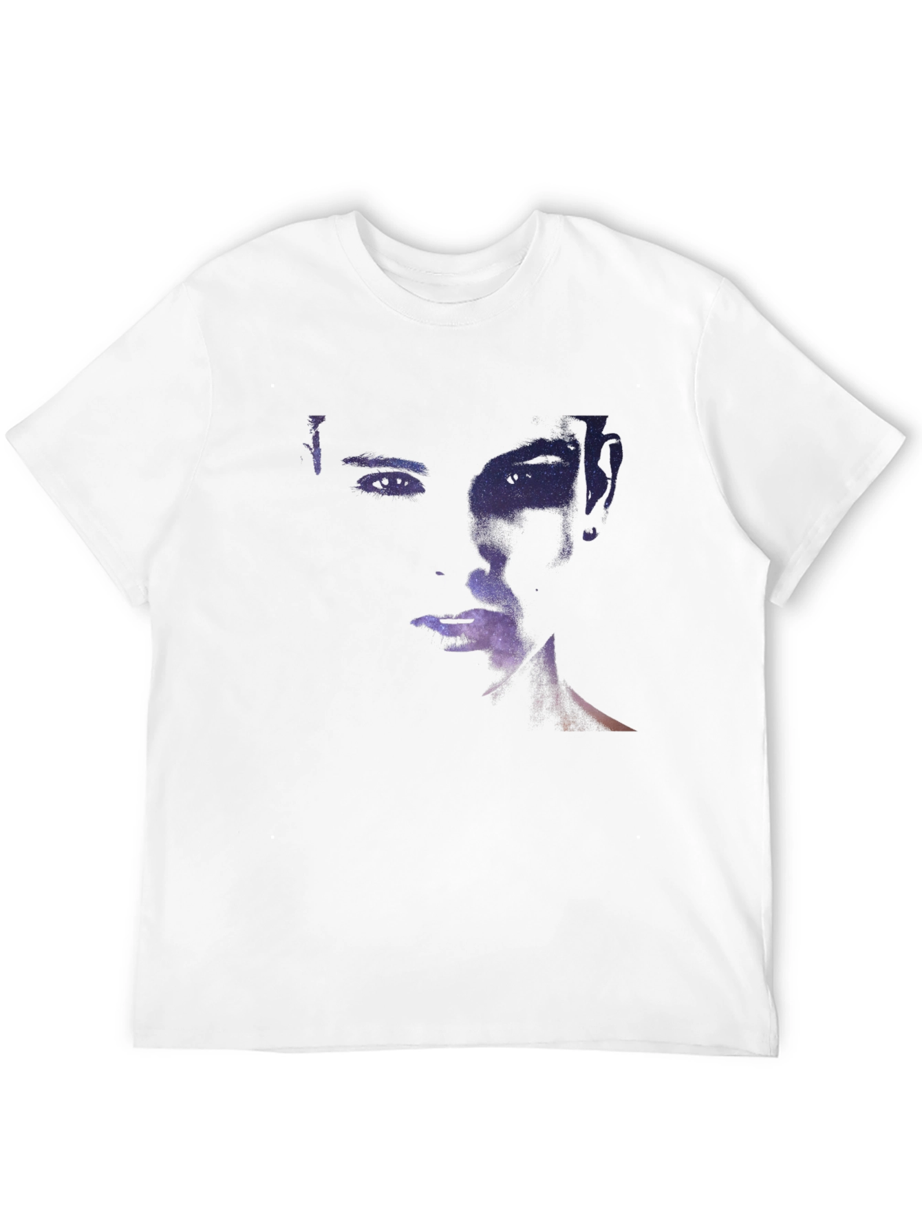 Galaxy Face Black T-Shirt
