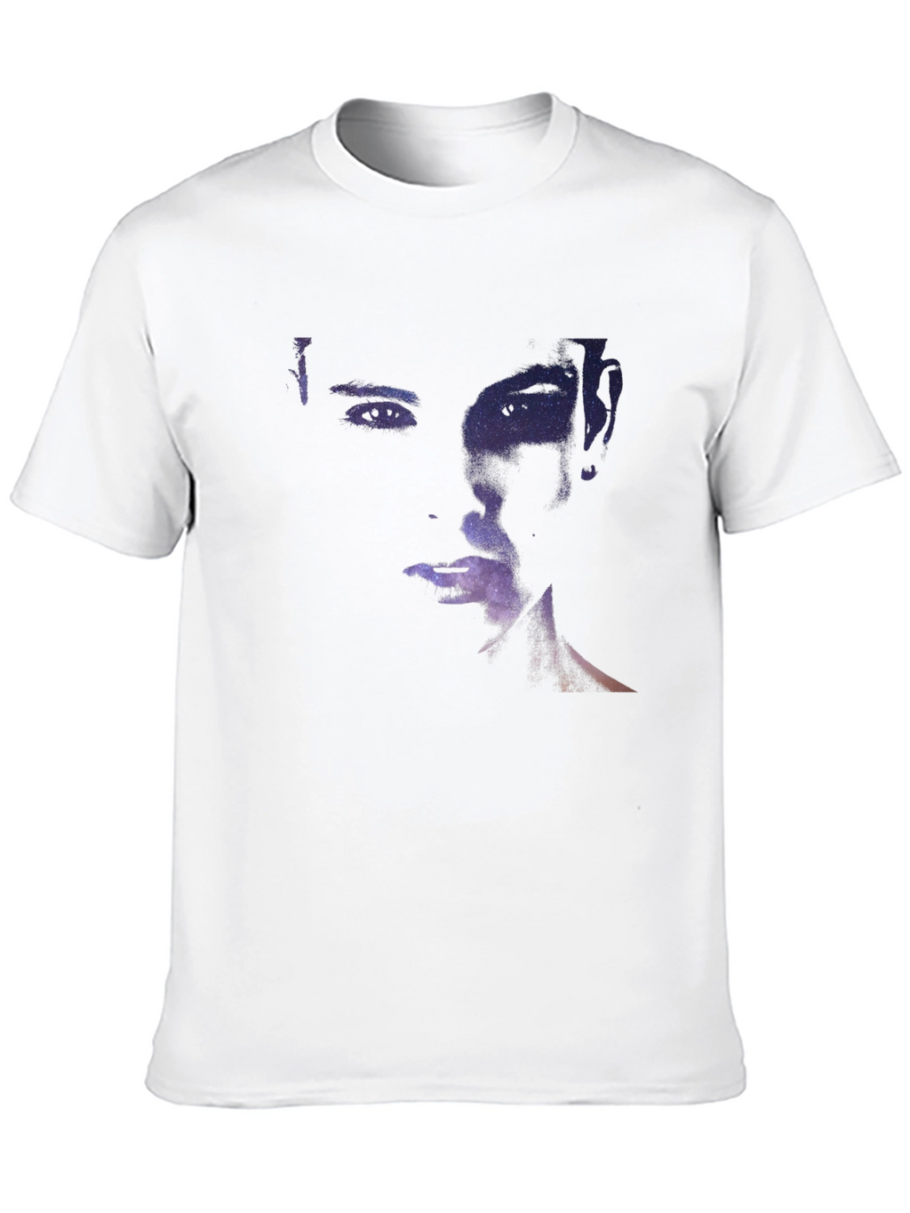 Galaxy Face Black T-Shirt