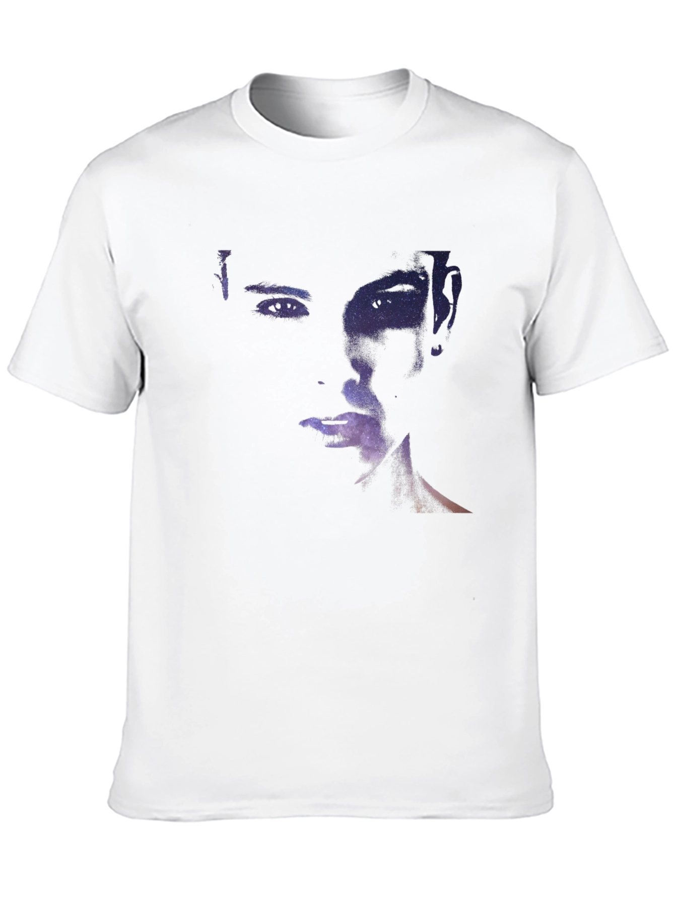 Galaxy Face Black T-Shirt