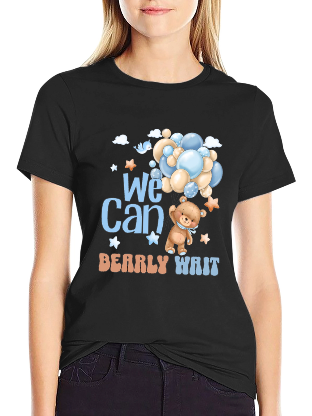 Baby Shower Bearly Wait T-Shirt