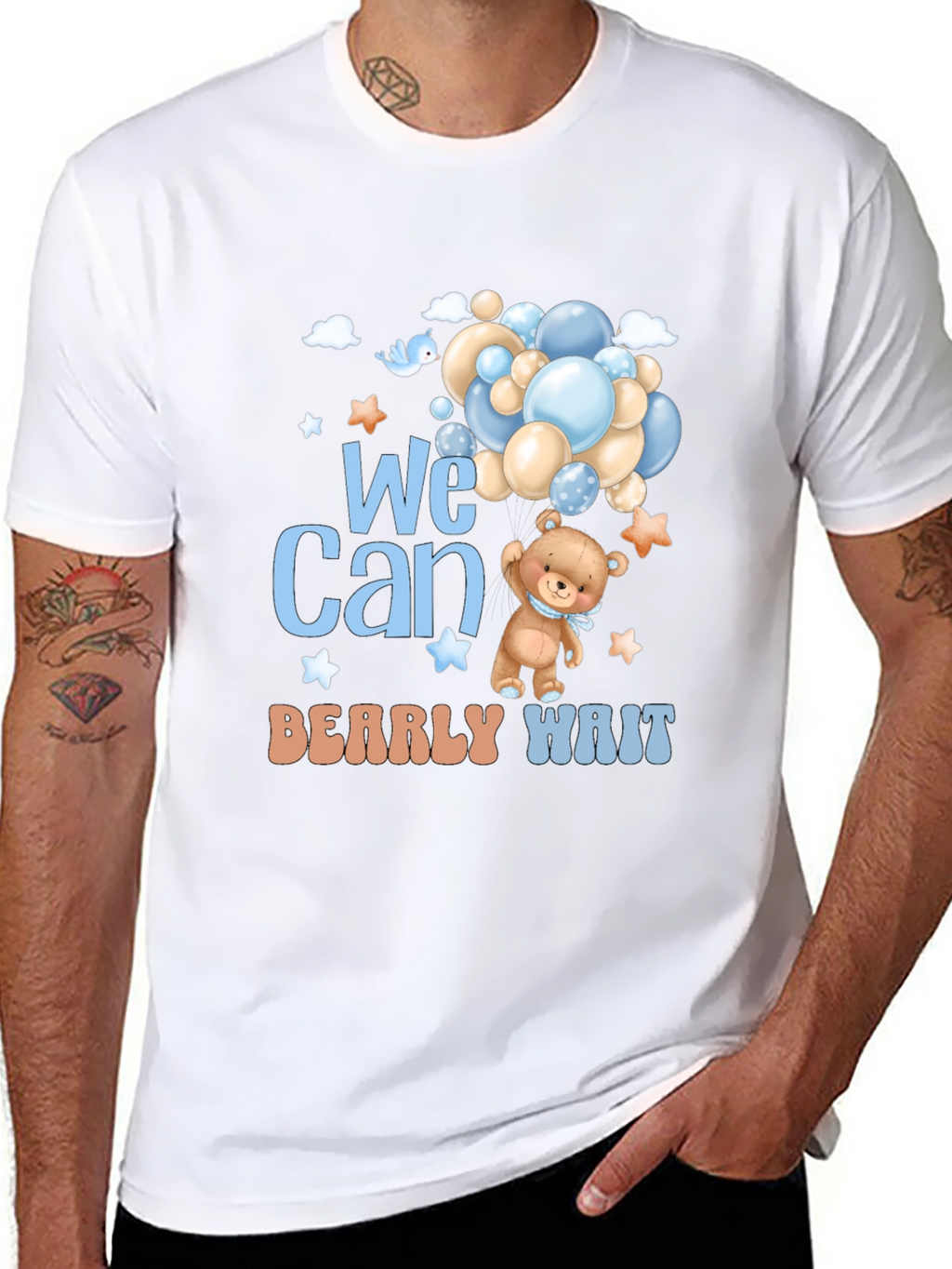 Baby Shower Bearly Wait T-Shirt