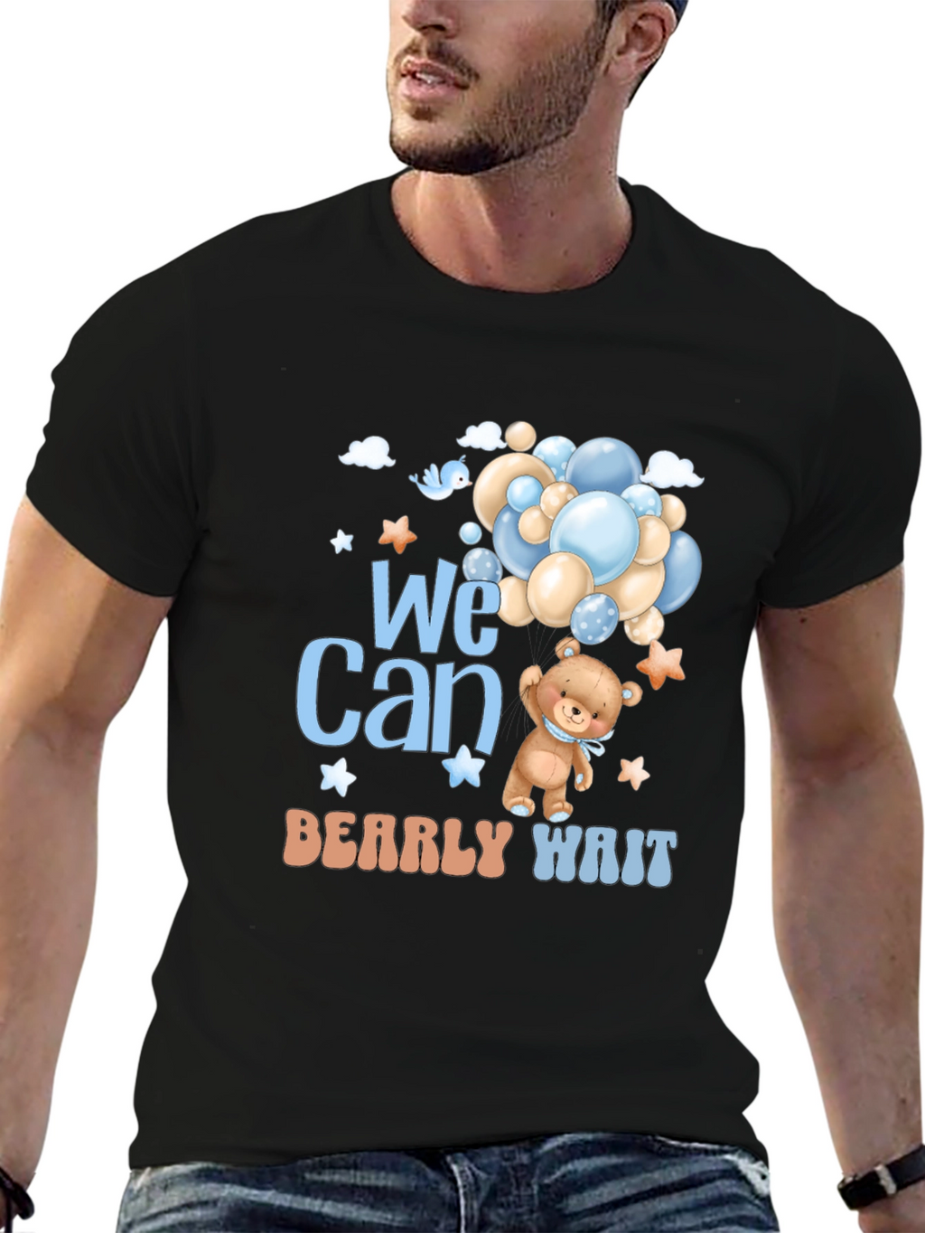 Baby Shower Bearly Wait T-Shirt