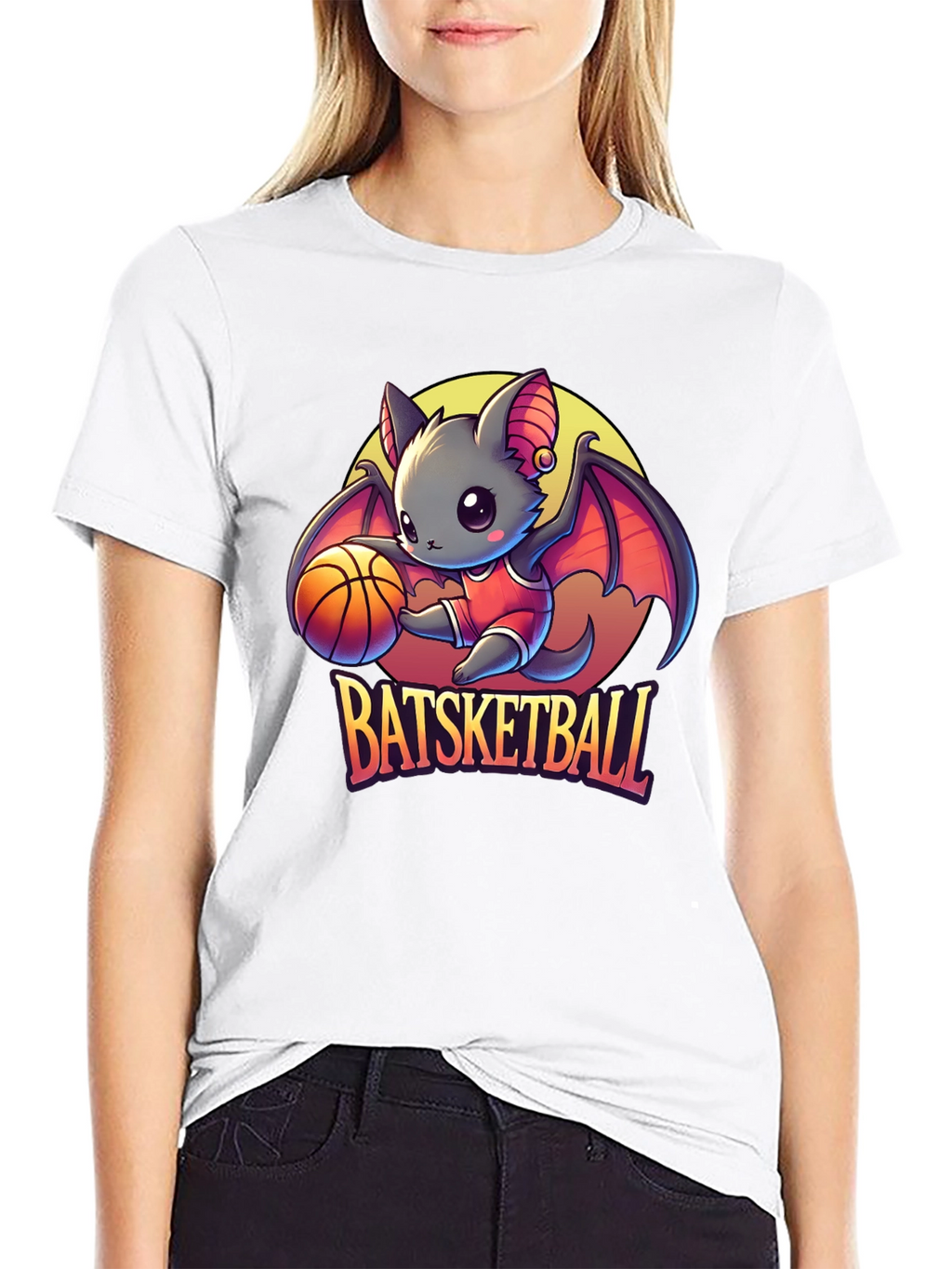 Batsketball Graphic Tee