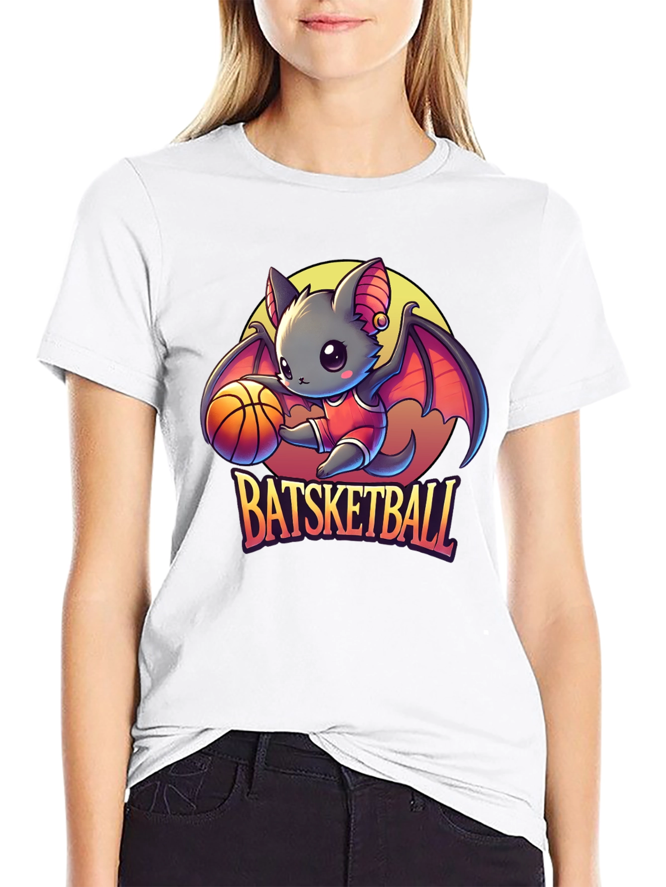 Batsketball Graphic Tee