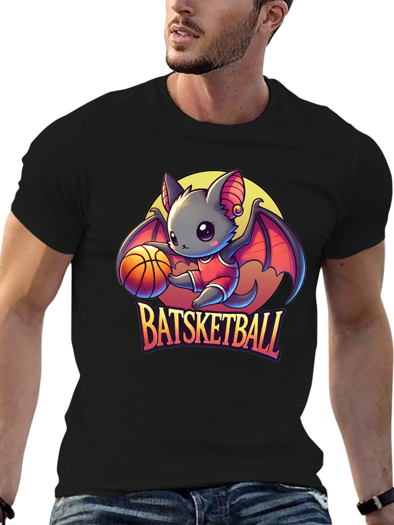 Batsketball Graphic Tee