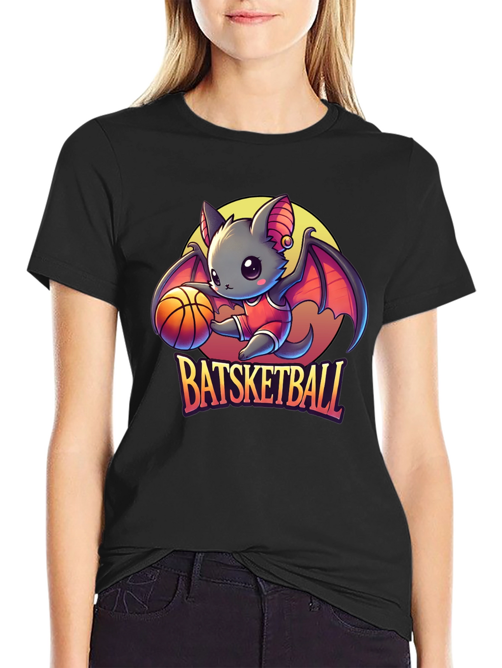 Batsketball Graphic Tee