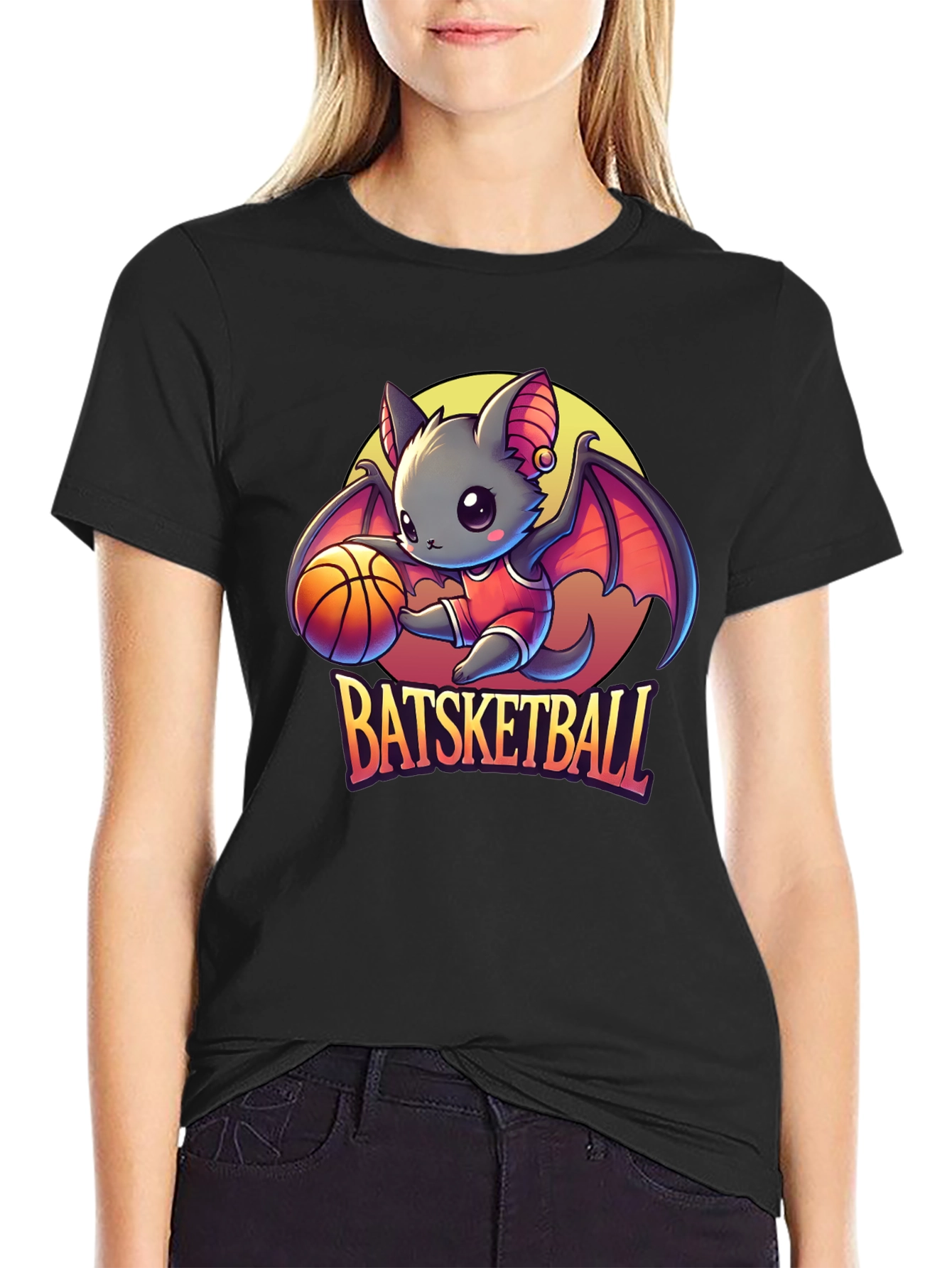 Batsketball Graphic Tee