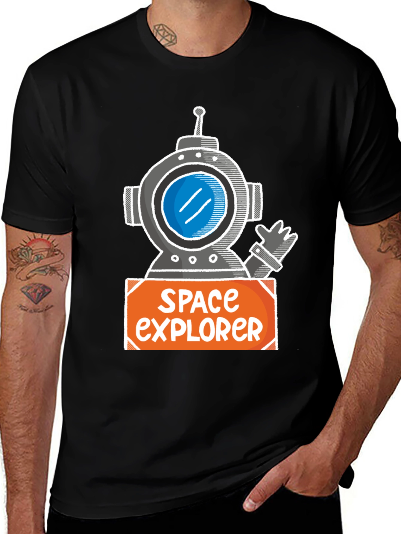 Space Explorer Graphic T-Shirt