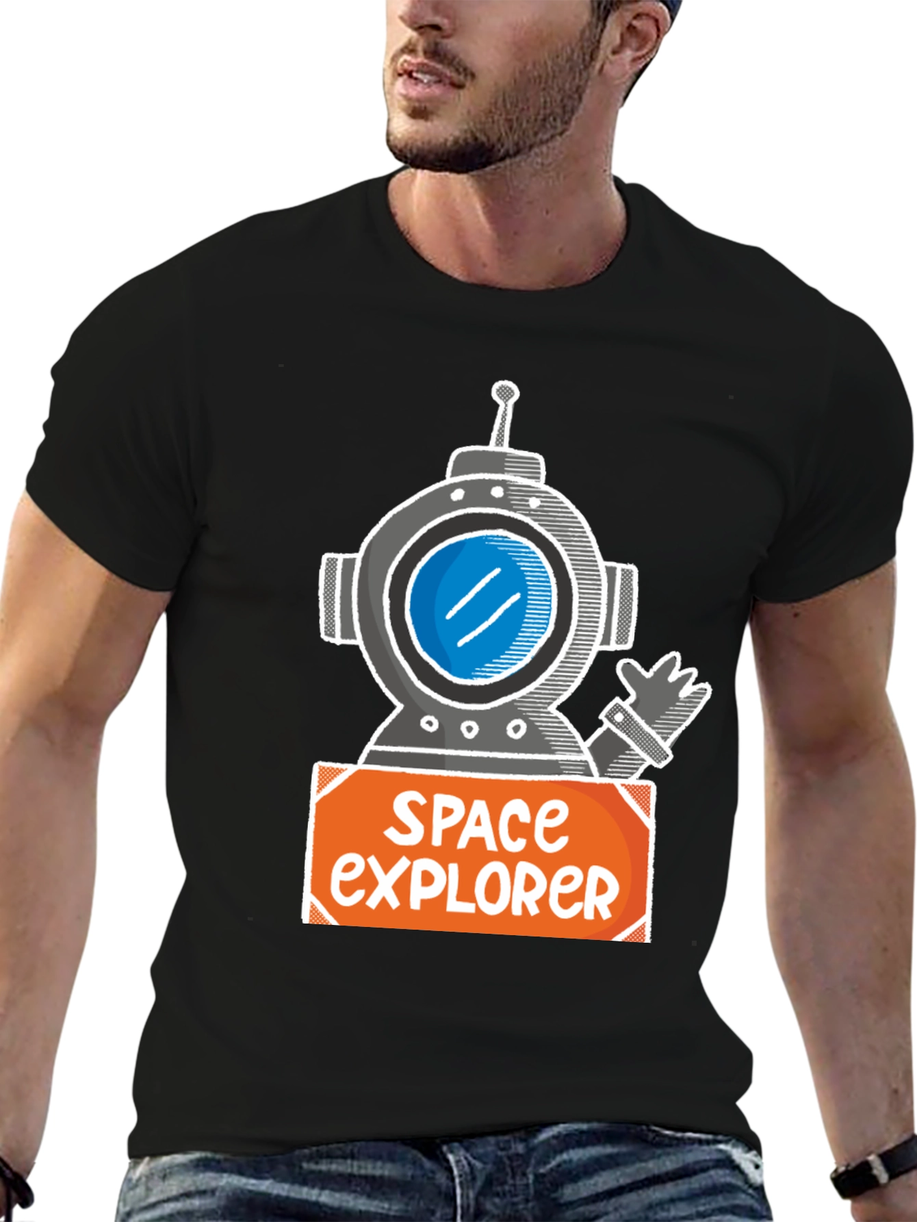 Space Explorer Graphic T-Shirt