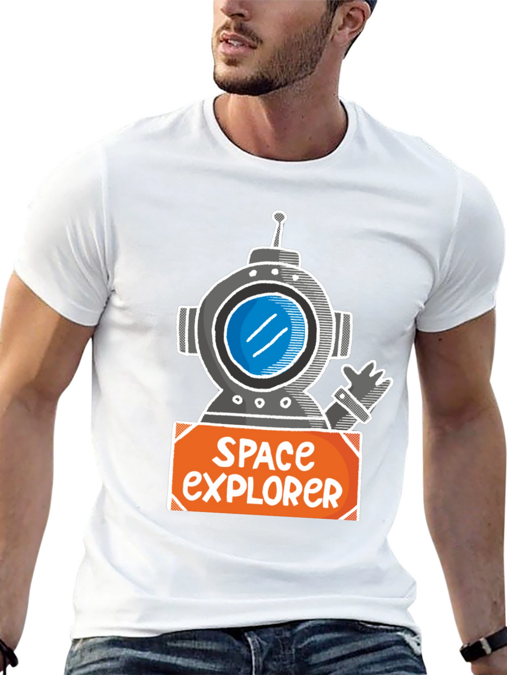 Space Explorer Graphic T-Shirt