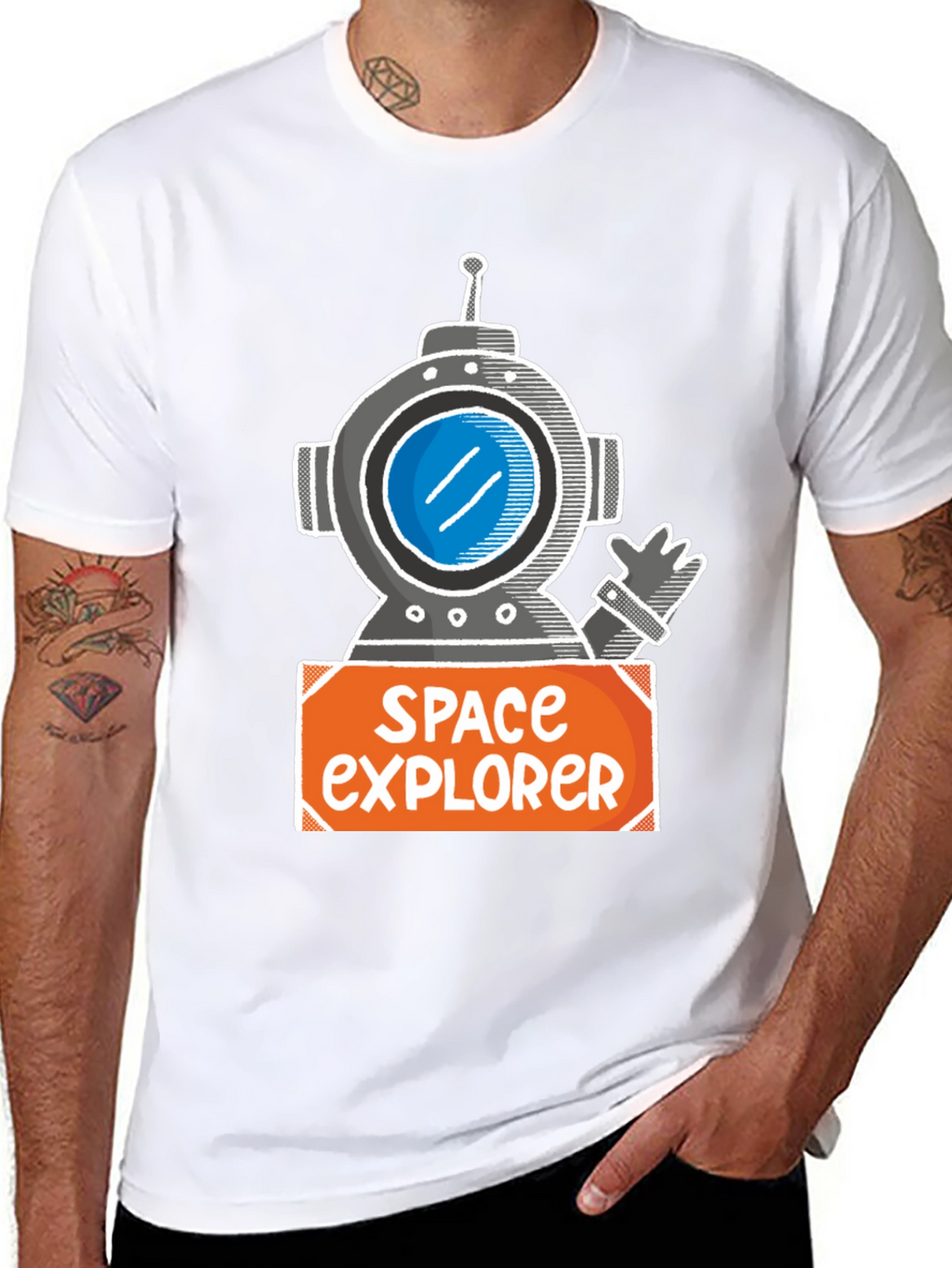 Space Explorer Graphic T-Shirt