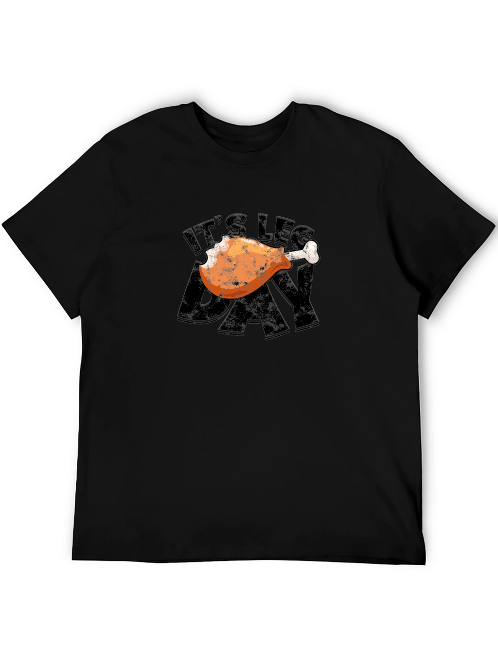 Its Leg Day Chicken T-Shirt - Black Graphic Tee
