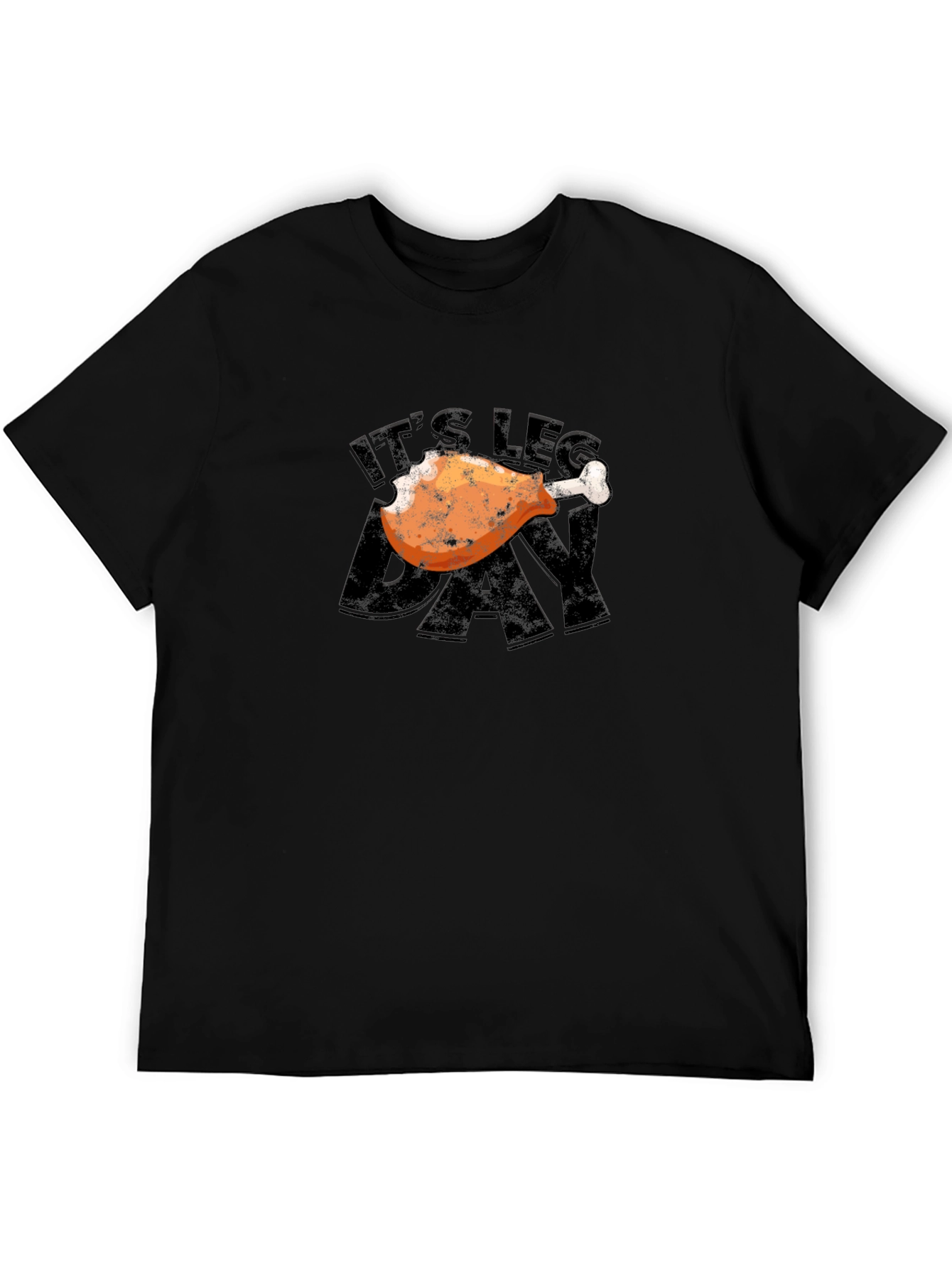 Its Leg Day Chicken T-Shirt - Black Graphic Tee