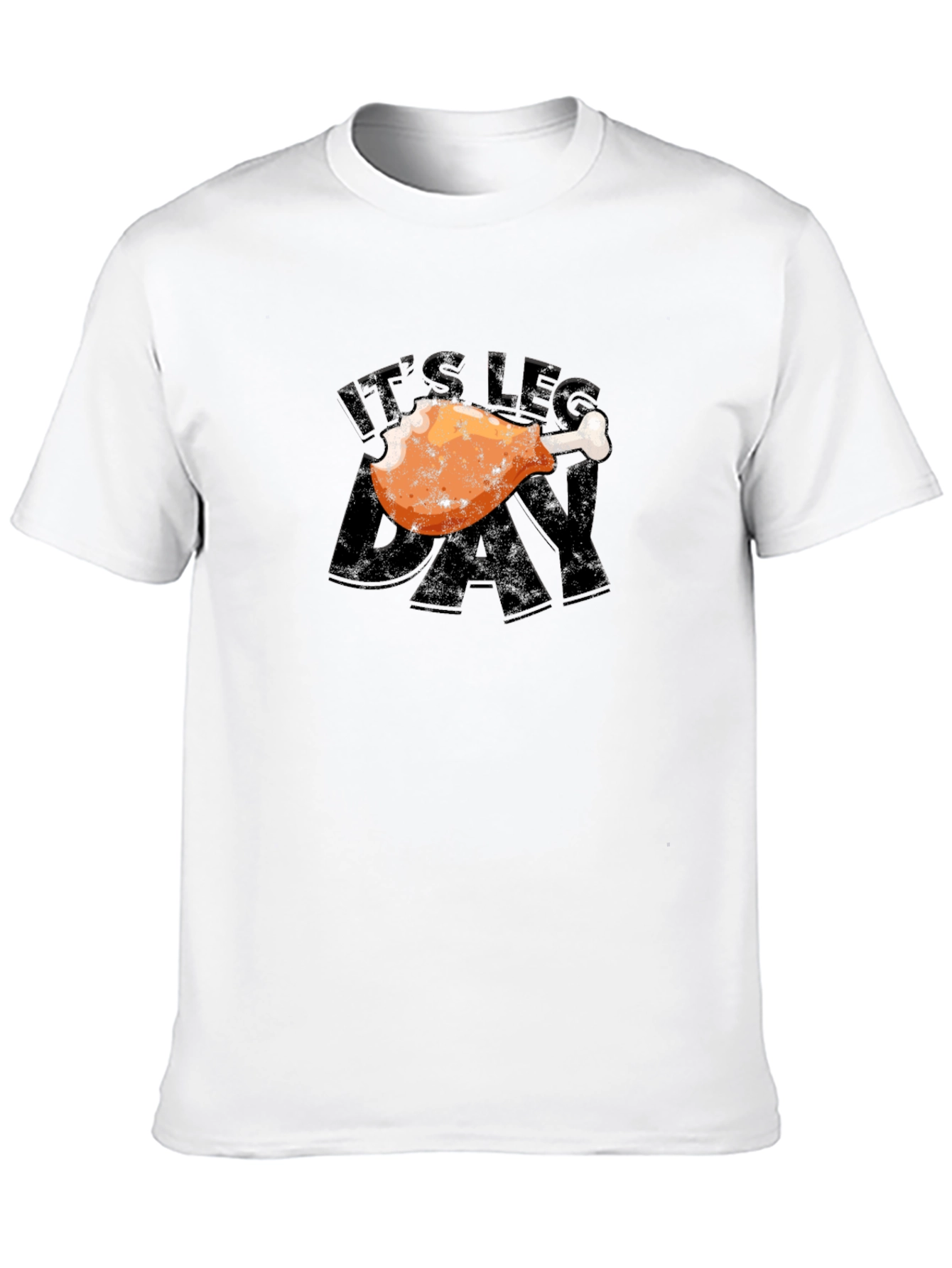 Its Leg Day Chicken T-Shirt - Black Graphic Tee