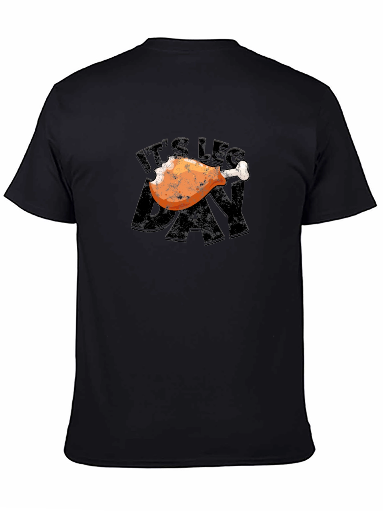 Its Leg Day Chicken T-Shirt - Black Graphic Tee