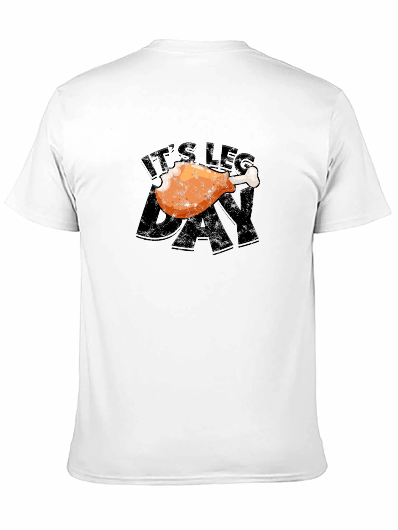 Its Leg Day Chicken T-Shirt - Black Graphic Tee