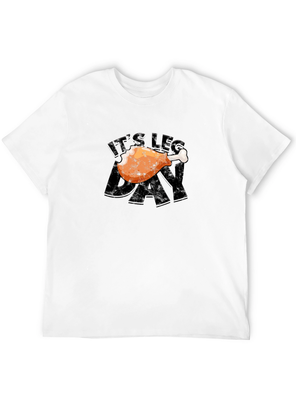 Its Leg Day Chicken T-Shirt - Black Graphic Tee