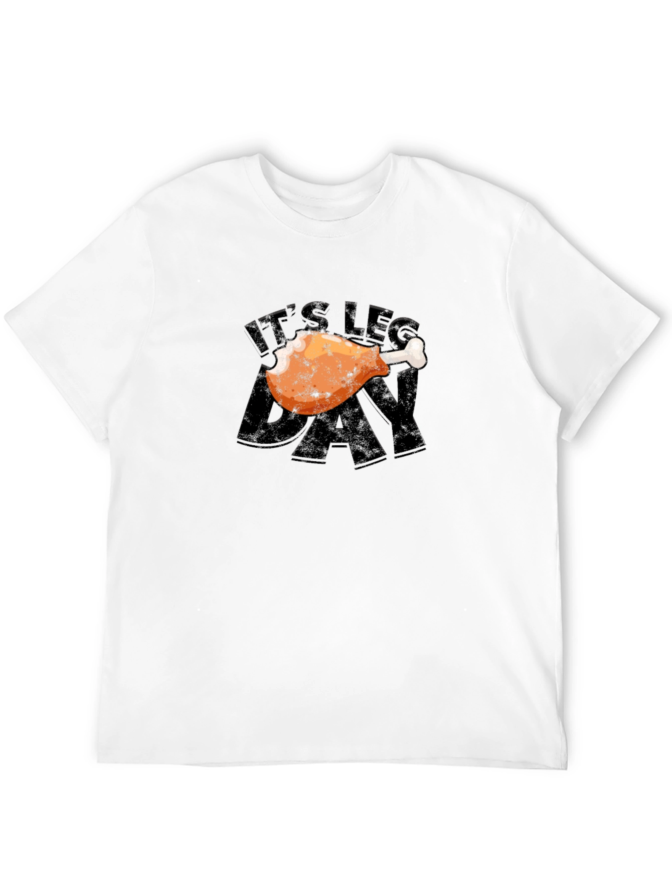 Its Leg Day Chicken T-Shirt - Black Graphic Tee