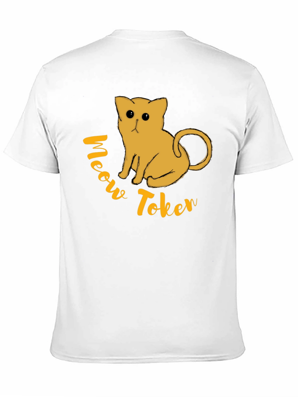 Meow Token Graphic T-Shirt - Black
