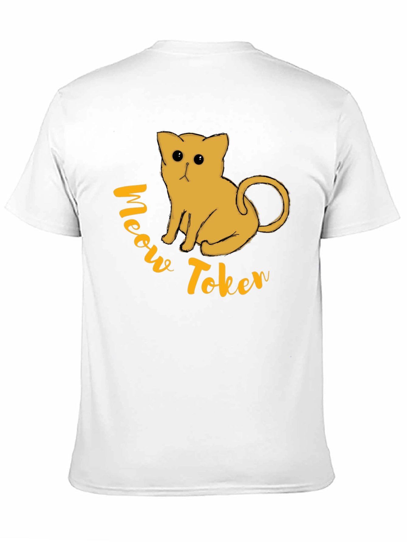 Meow Token Graphic T-Shirt - Black