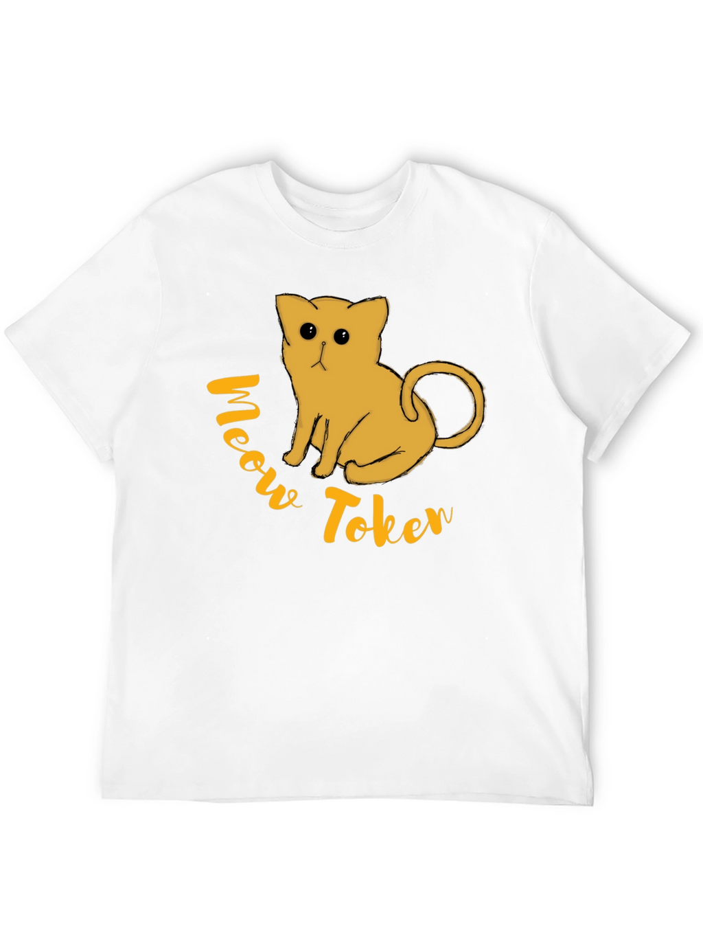 Meow Token Graphic T-Shirt - Black