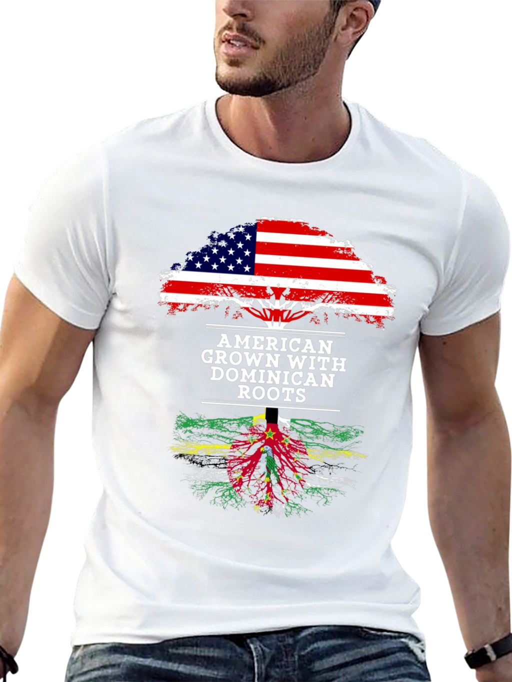 American Grown with Dominican Roots T-Shirt
