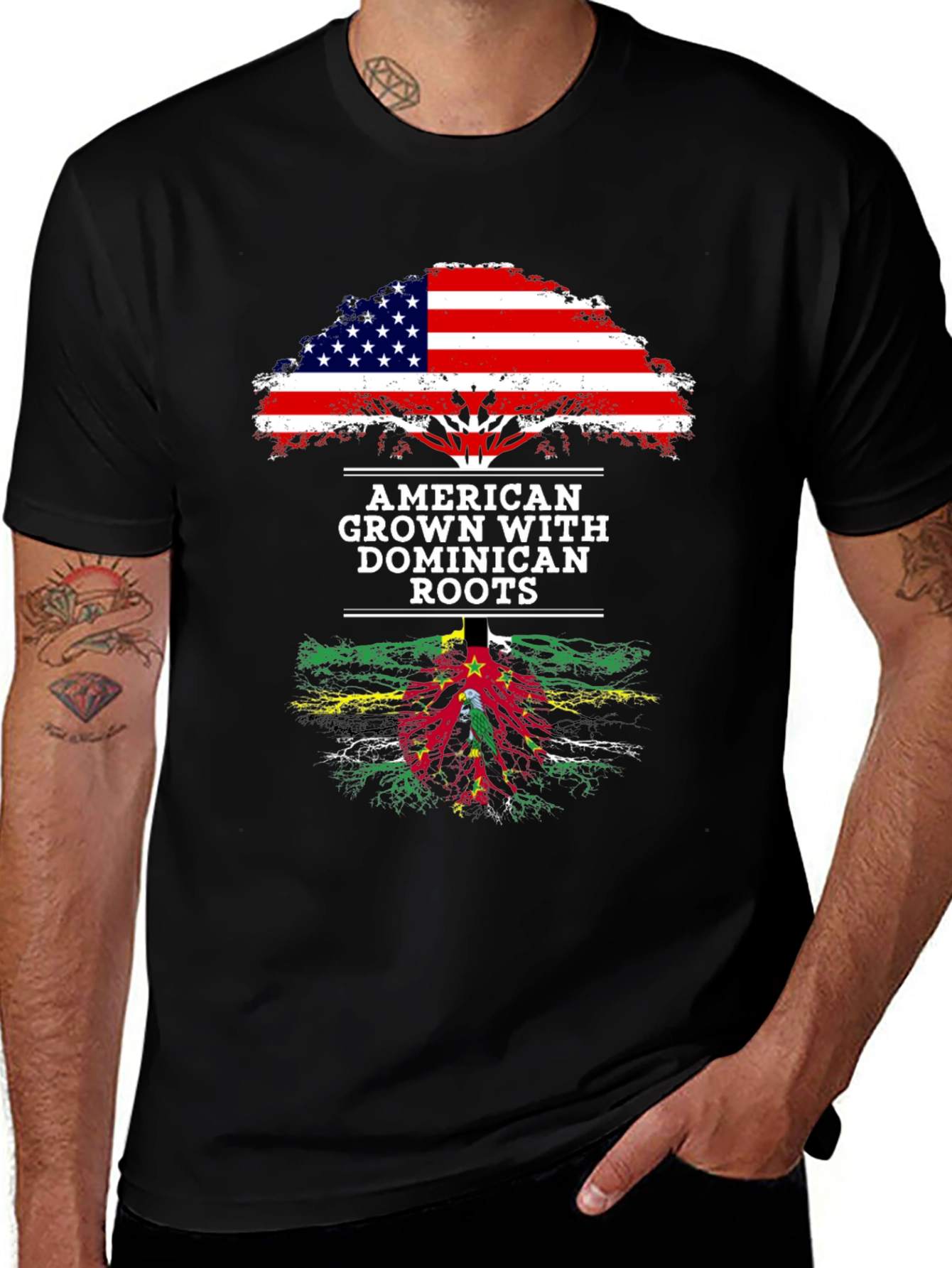American Grown with Dominican Roots T-Shirt