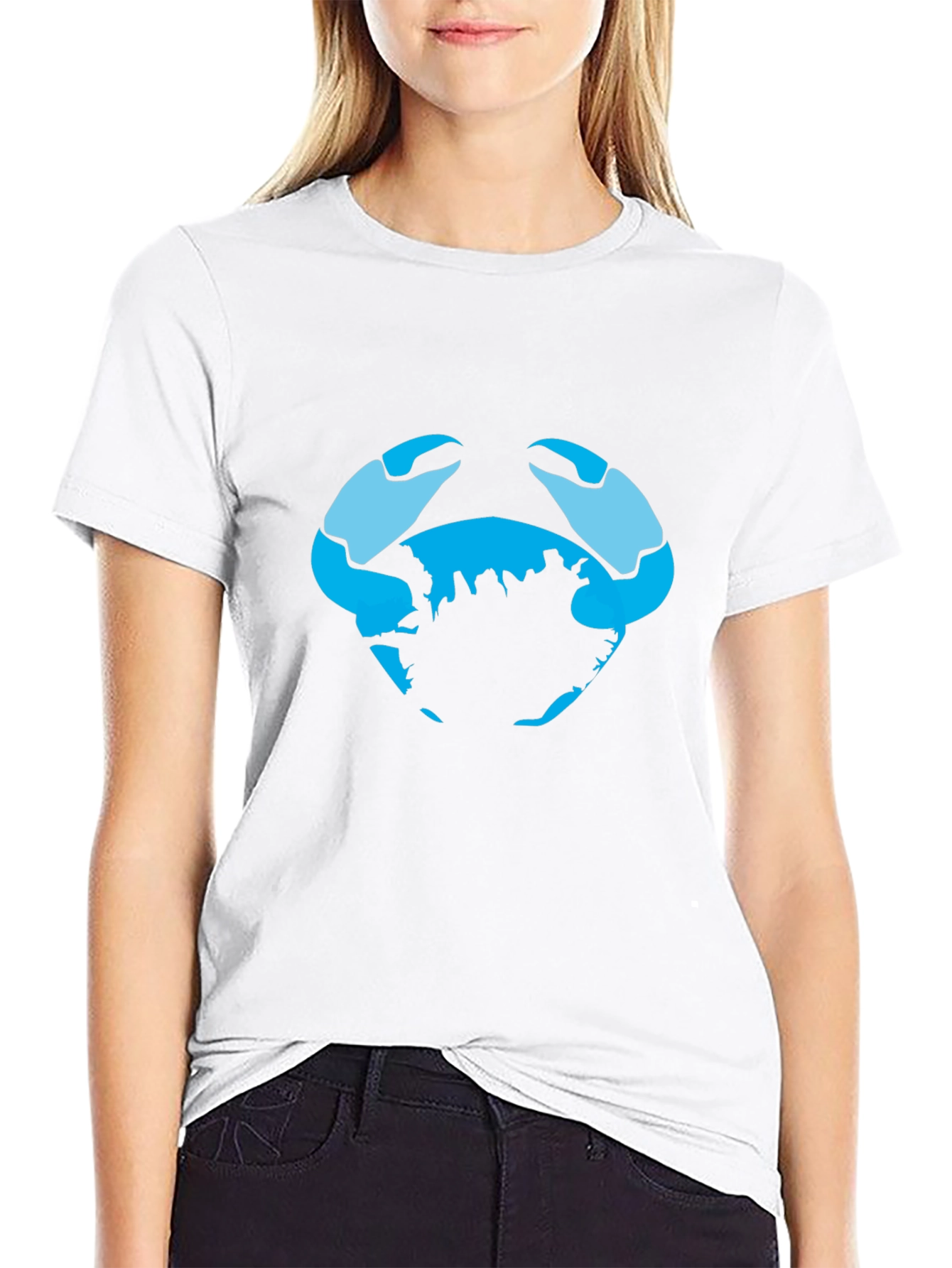 Crab World Graphic Tee - Black