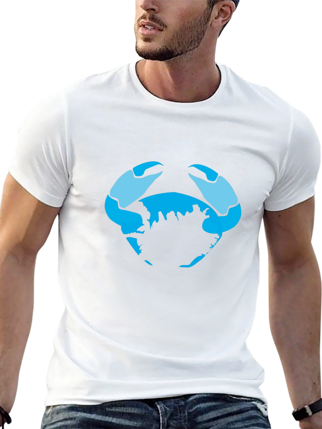 Crab World Graphic Tee - Black