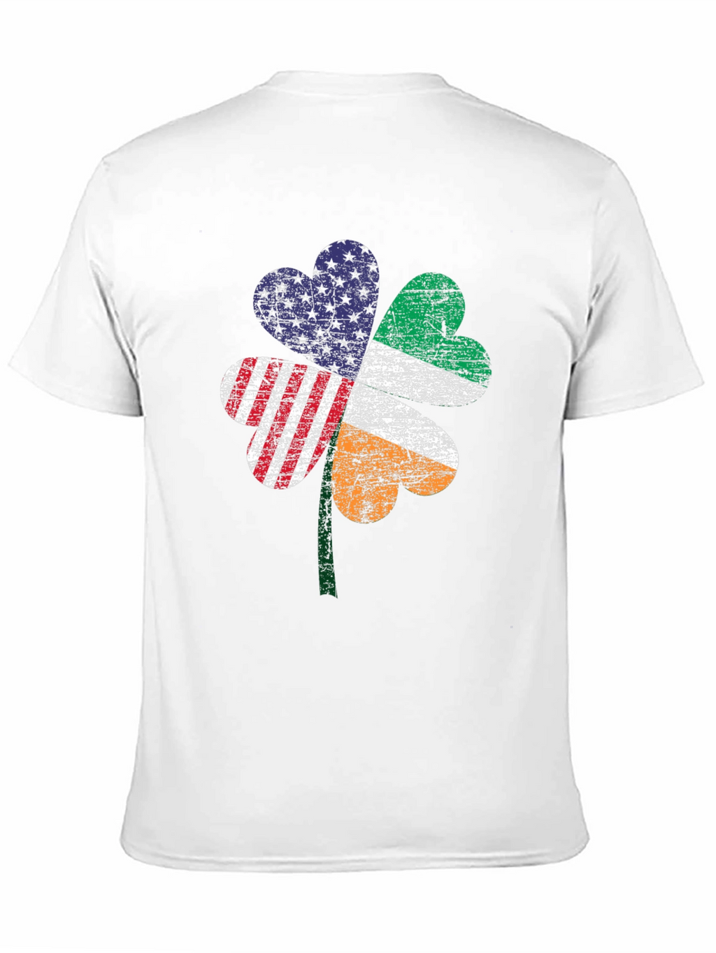 Irish-American Flag Shamrock T-Shirt