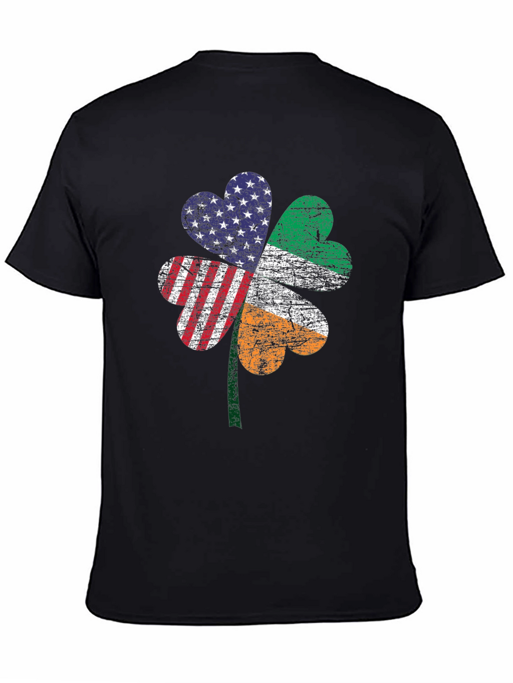 Irish-American Flag Shamrock T-Shirt