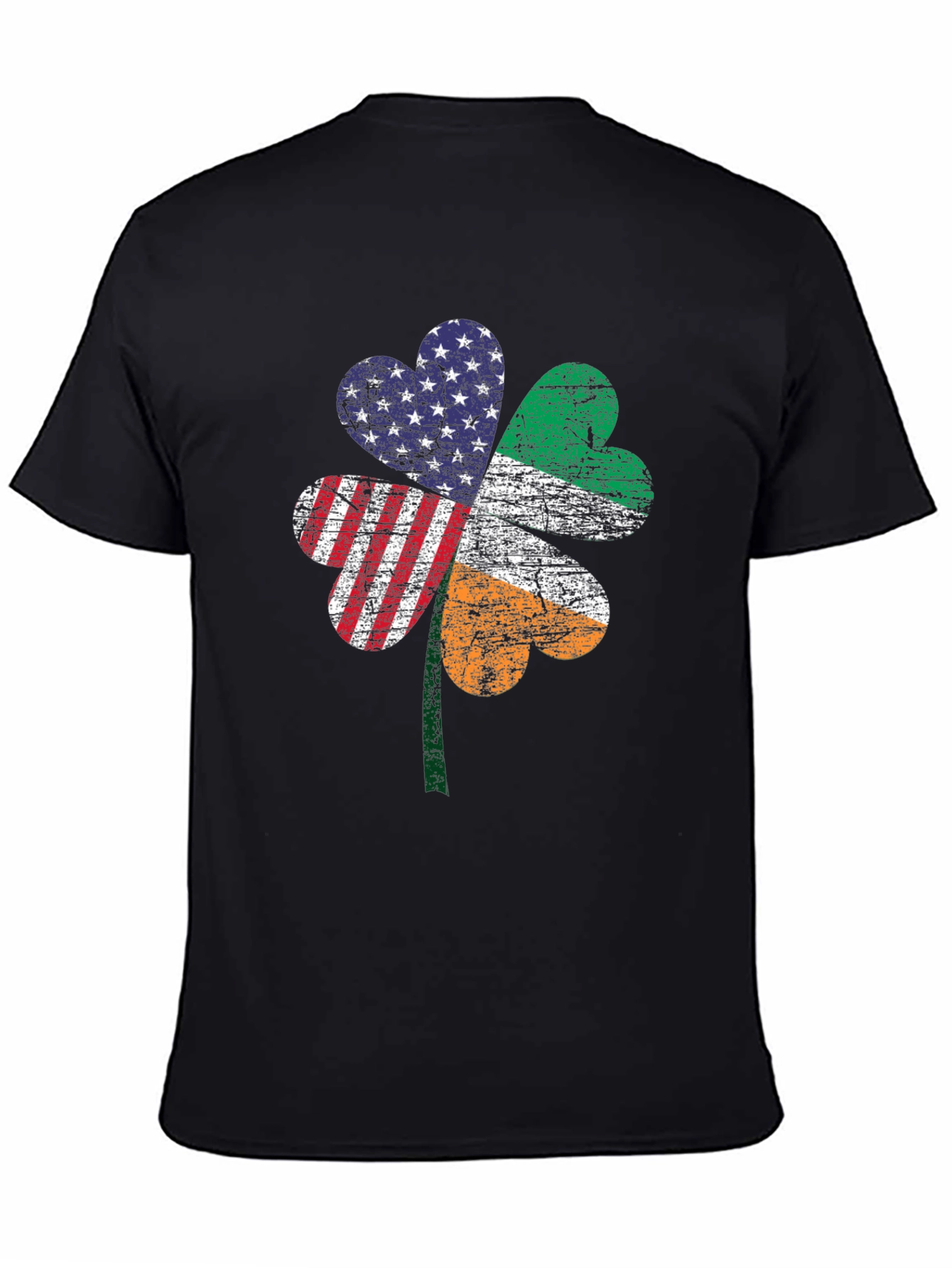 Irish-American Flag Shamrock T-Shirt