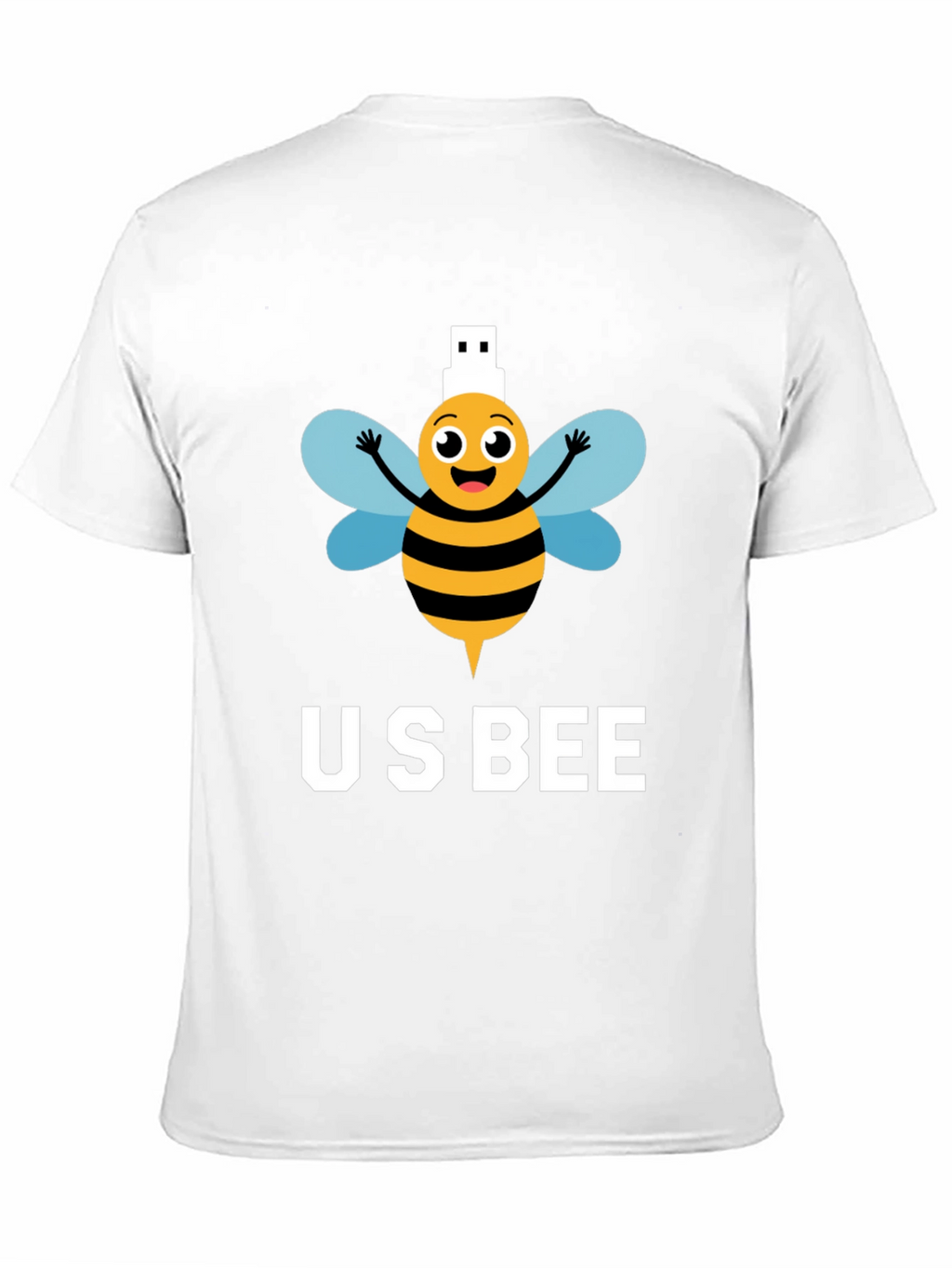 US Bee T-Shirt - Funny USB Pun Tee