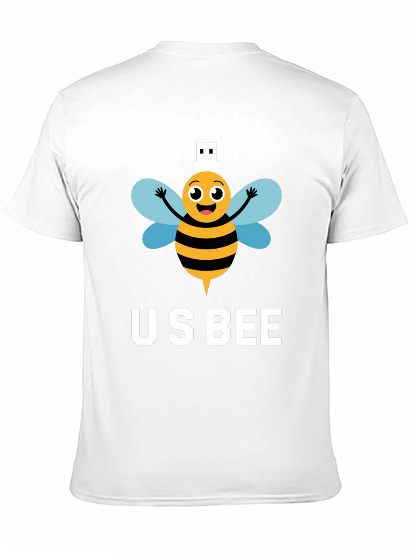 US Bee T-Shirt - Funny USB Pun Tee