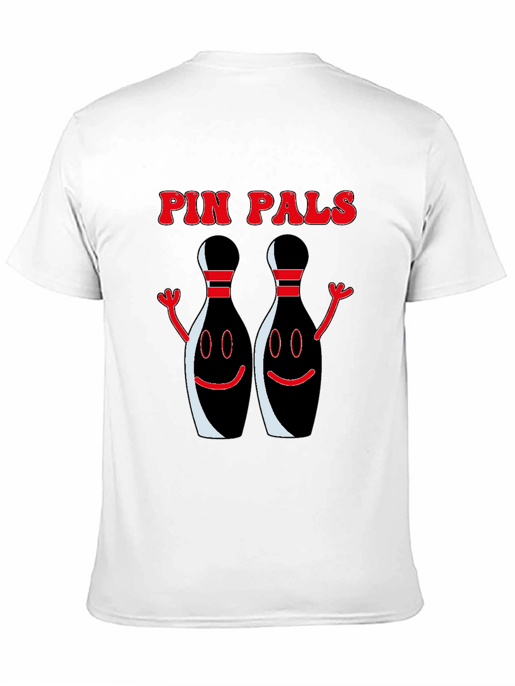 Pin Pals Graphic T-Shirt - Black Bowling Tee