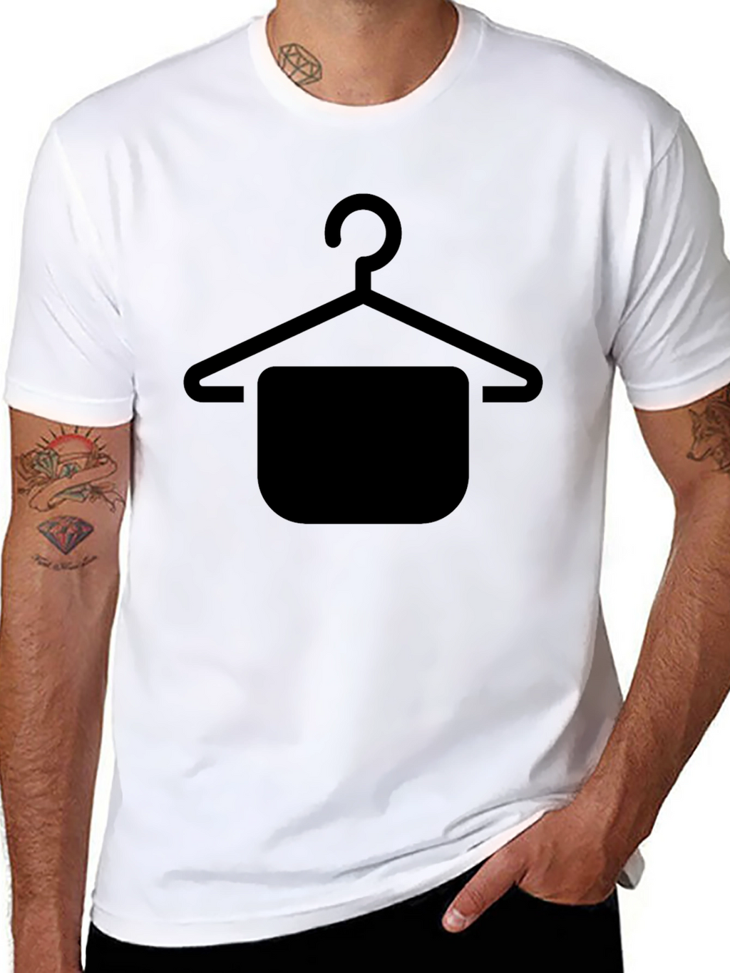 Hanger Graphic Tee - Classic Black