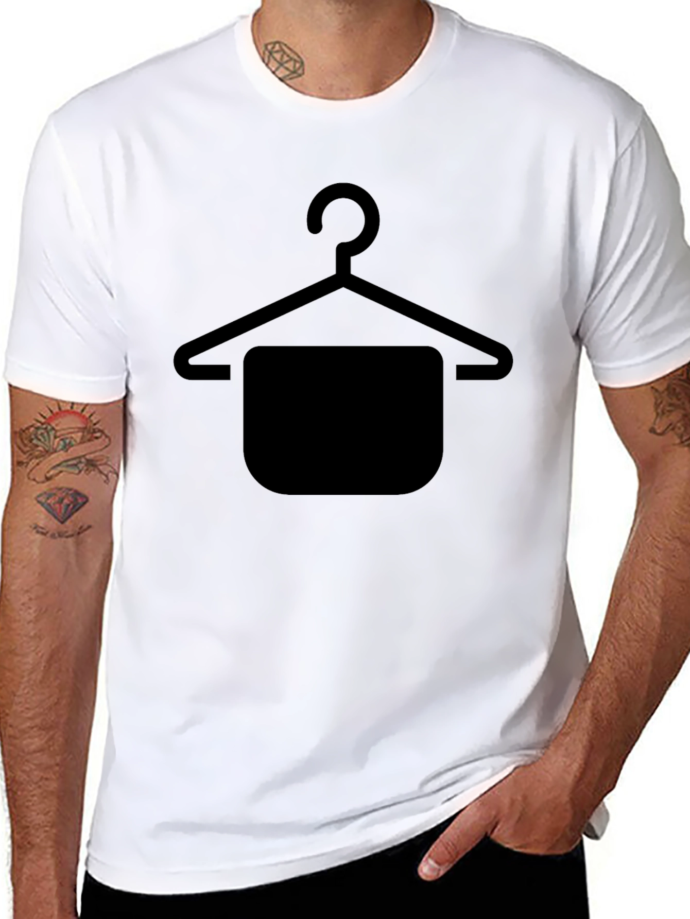 Hanger Graphic Tee - Classic Black