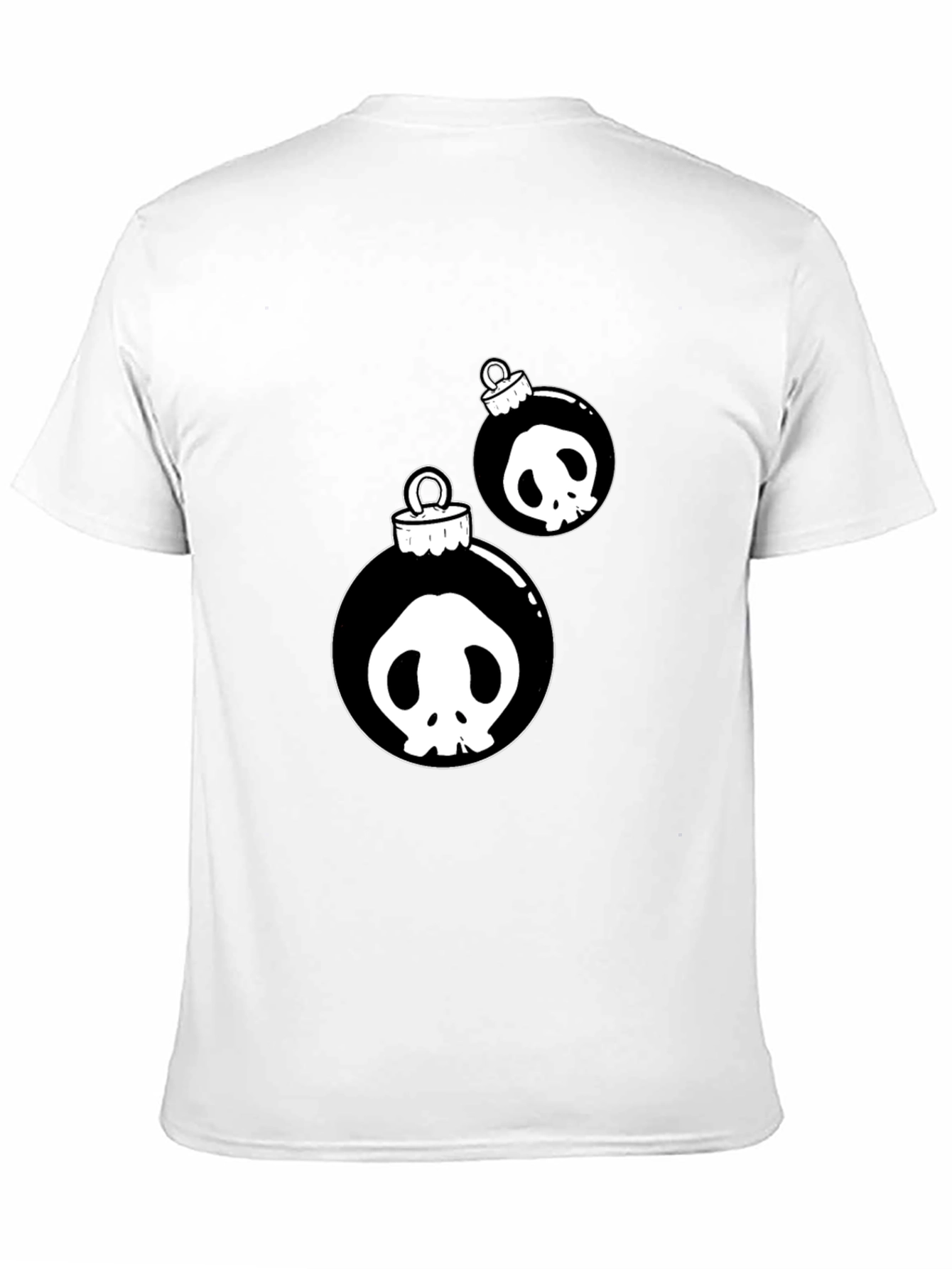 Skull Ornament Graphic T-Shirt