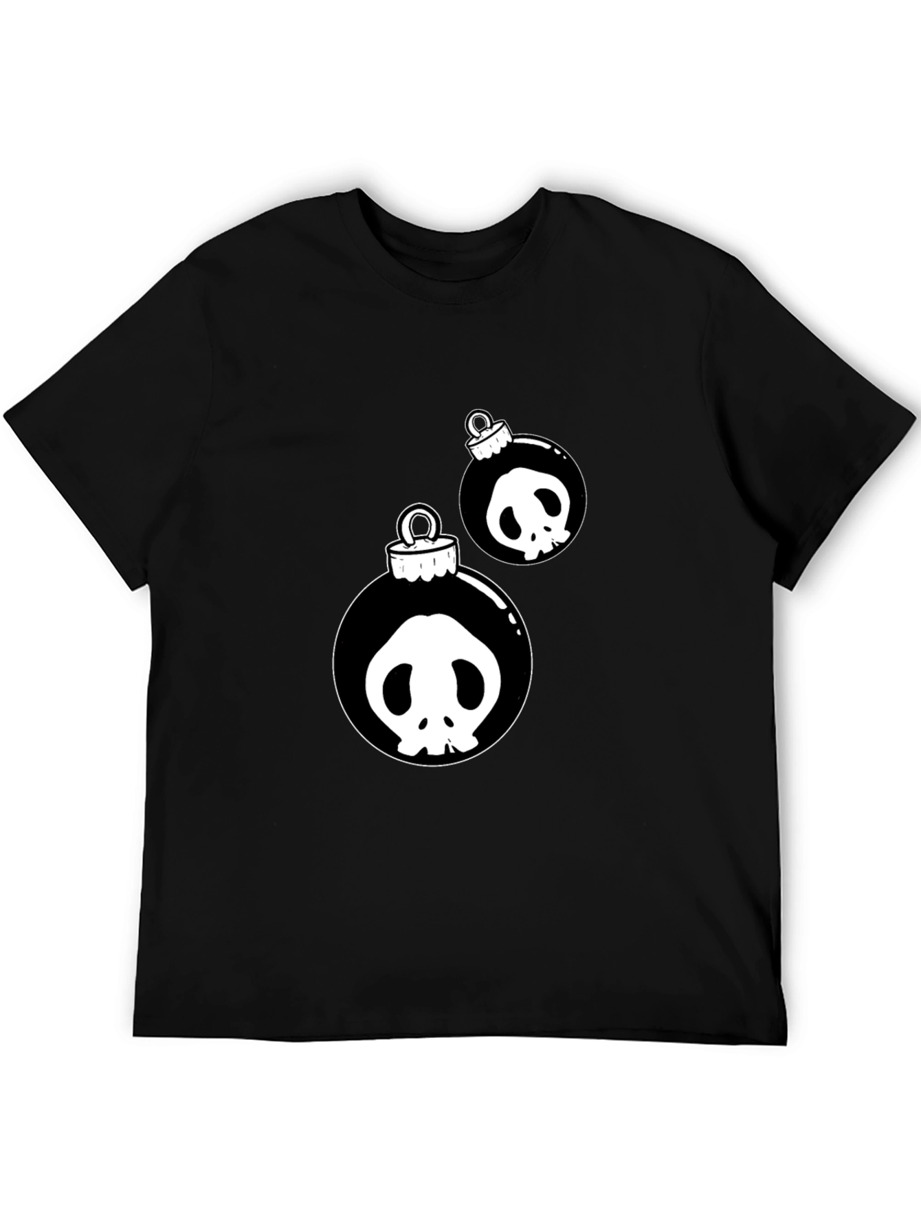 Skull Ornament Graphic T-Shirt