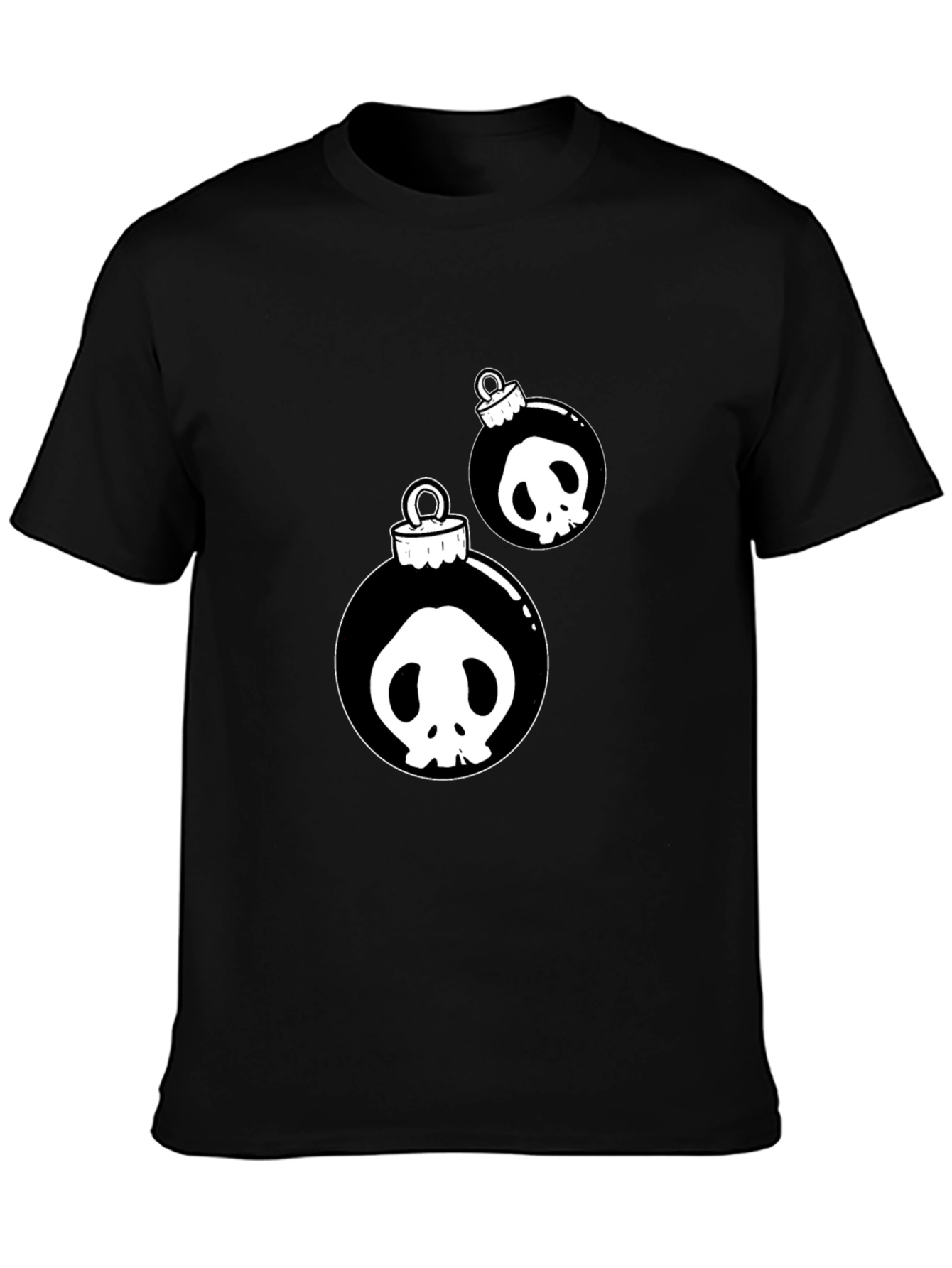 Skull Ornament Graphic T-Shirt