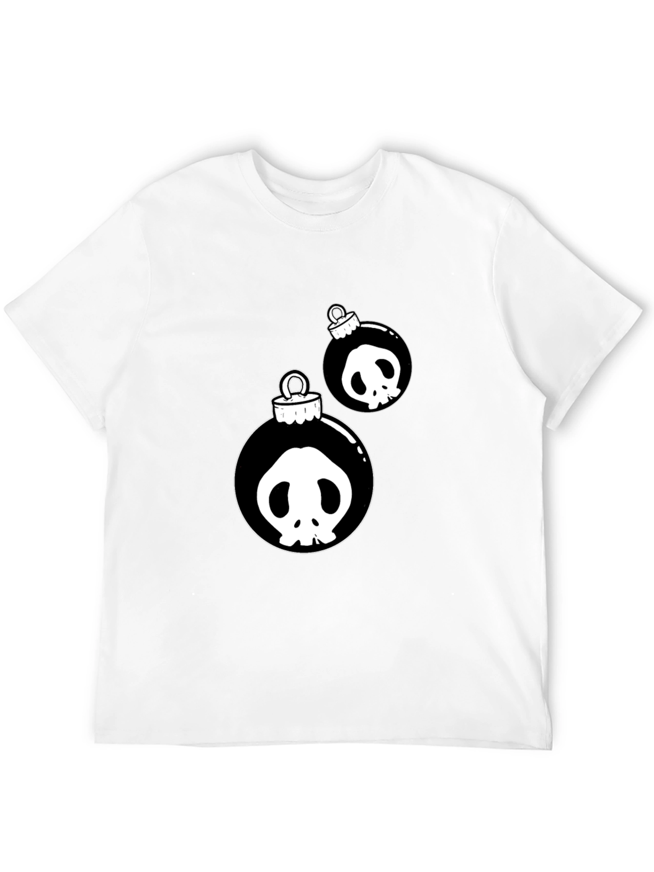 Skull Ornament Graphic T-Shirt