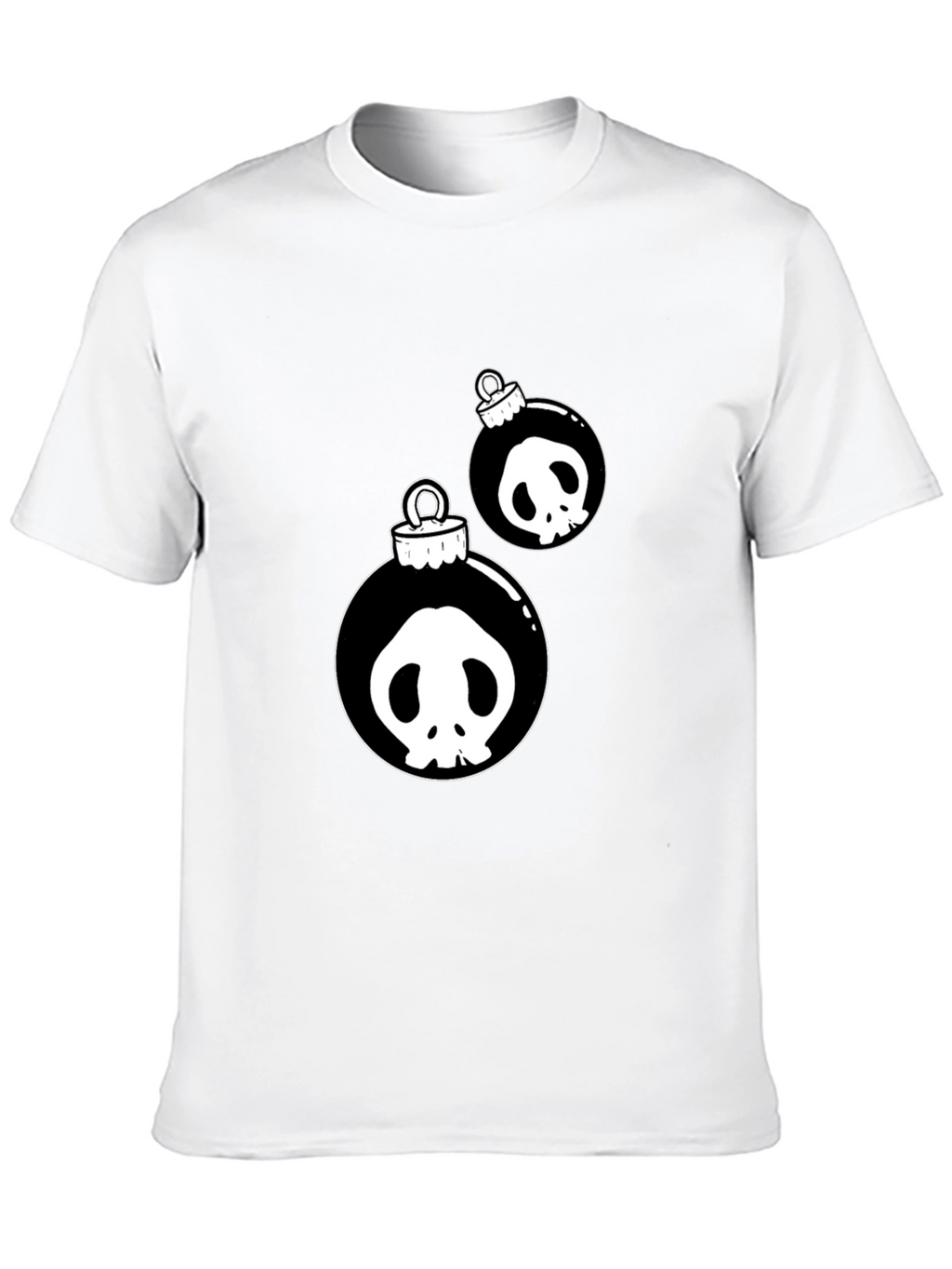 Skull Ornament Graphic T-Shirt