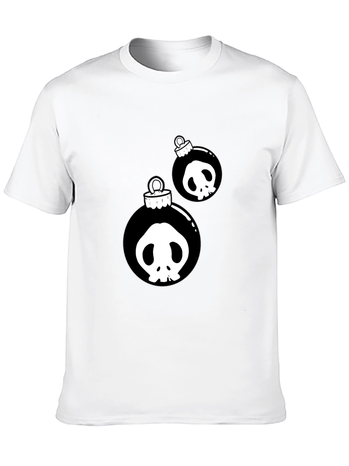 Skull Ornament Graphic T-Shirt