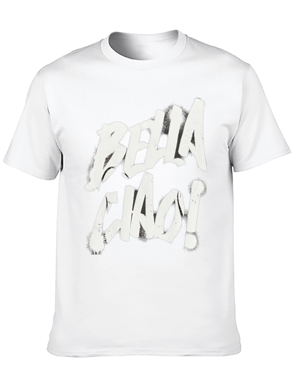 Bella Ciao Graphic Tee - Black Cotton T-Shirt